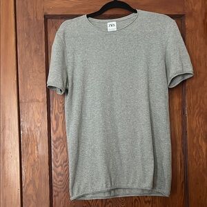 Zara Knit Short Sleeve Shirt